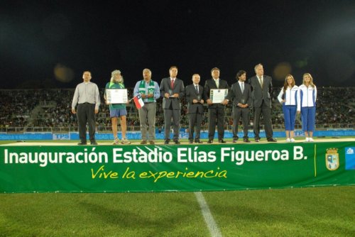 TPS presente en la inauguración del estadio de Santiago Wanderers