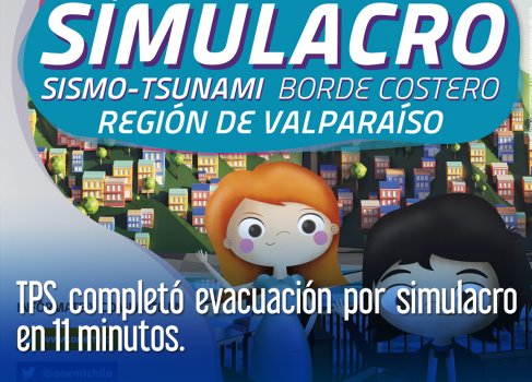 TPS completó evacuación por simulacro en 11 minutos