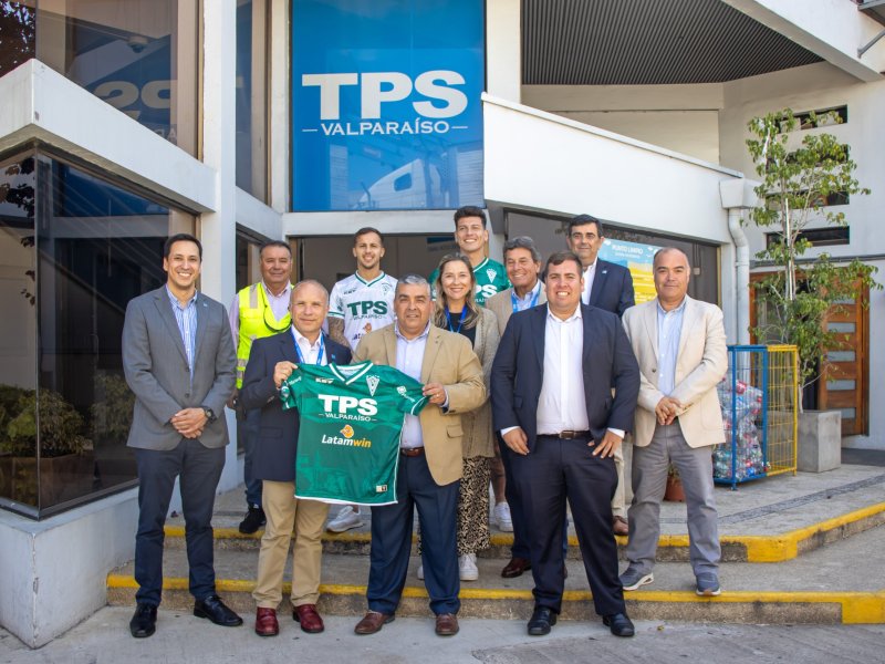 Santiago Wanderers y TPS renuevan su alianza por dos años como Main Sponsor